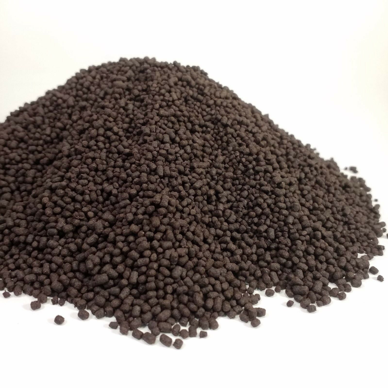 2 mm California Blackworm Floating 1/16" Pellets with Color Enhancers and Vitamins…1-lb