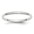 thumbnail image 1 of 2 mm Sterling Silver Half-Round Band, Polished - Size 5.5, 1 of 1