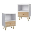 thumbnail image 1 of 2 of Bedside Cupboard with 1 Drawer and Short Legs; End Table with Storing Shelf; Indoors XH, 1 of 9