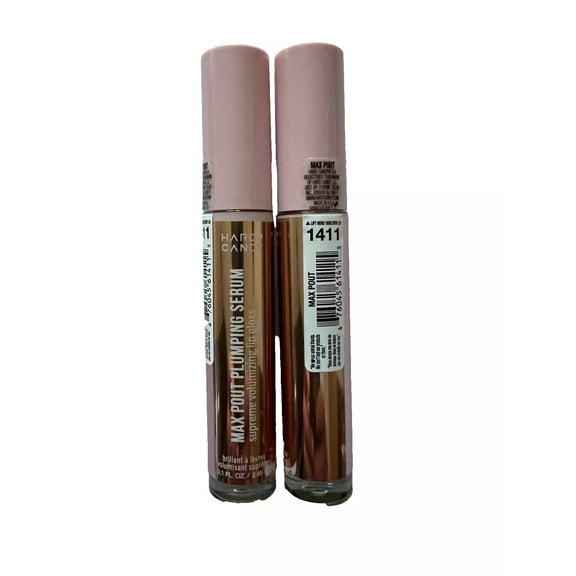 2 of Hard Candy Plumping Serum Supreme Volumizing Lip Gloss, 1411 Max Pout