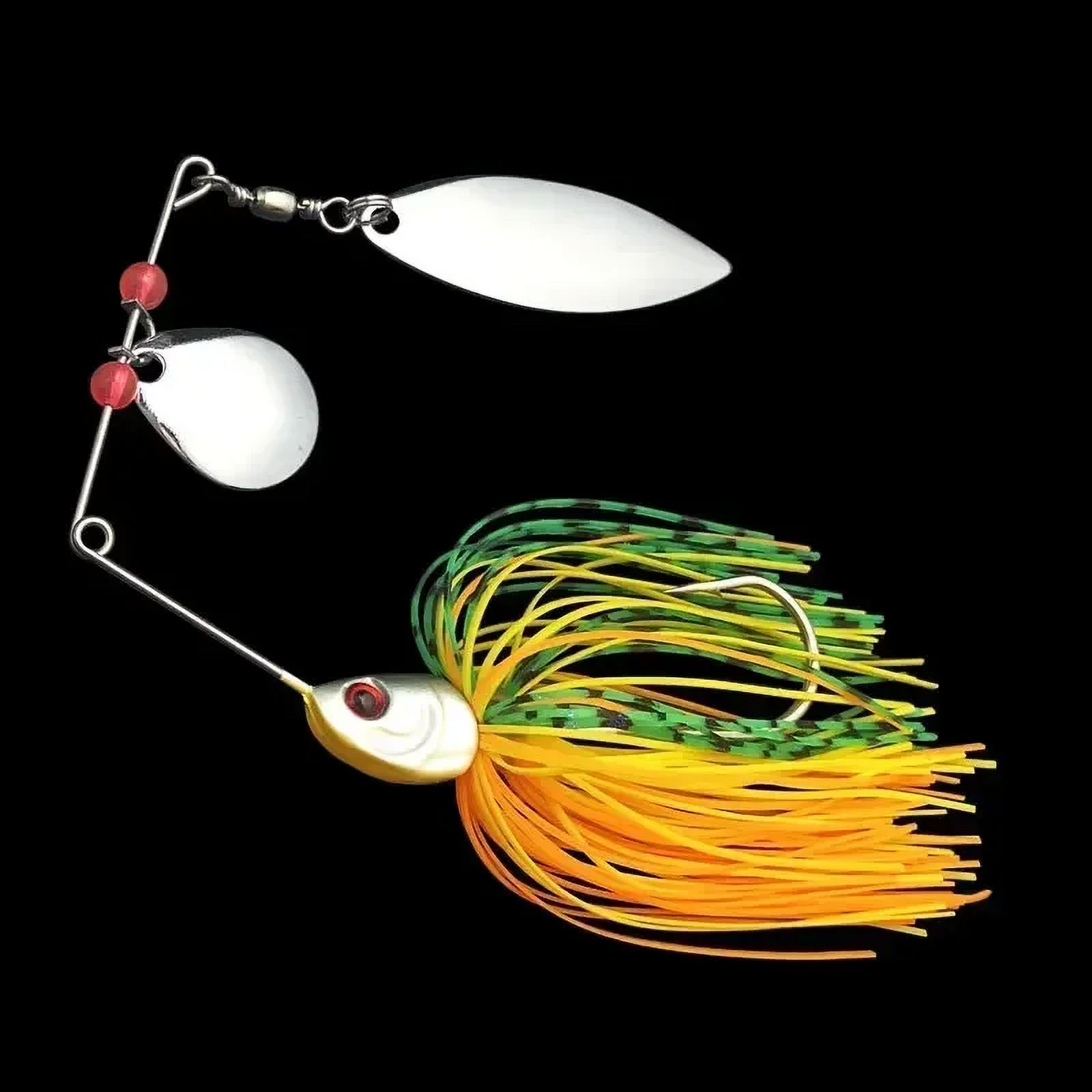 5 Jupes En Silicone Pour Spinnerbaits - 88 Brins Avec Paillettes, Remplacement Rapide Pour Leurres De Pêche