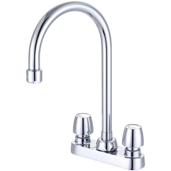 2 or 3-Hole 4" Installation Slow-Close Two Handle Cast Brass Bar/Laundry Metering Faucet$$Tools & Hardware Other