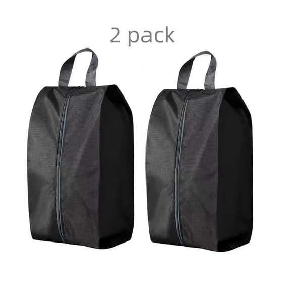 2 or 4 Pack Portable Nylon Waterproof Shoe Storage Bags with Zipper Closure for Men and Women Travel or Family Item Organize