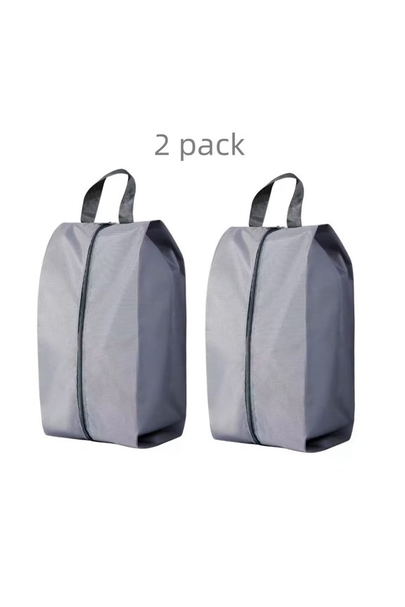 2 or 4 Pack Portable Nylon Waterproof Shoe Storage Bags with Zipper Closure for Men and Women Travel or Family Item Organize