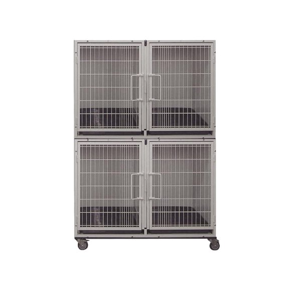 2 or 4 Unit Modular Powder Coated Cage Bank Kit