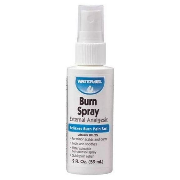 2 oz Bottle - Antiseptic- Topical Burn Spray (4 Bottles) by Water-Jel MS-46410