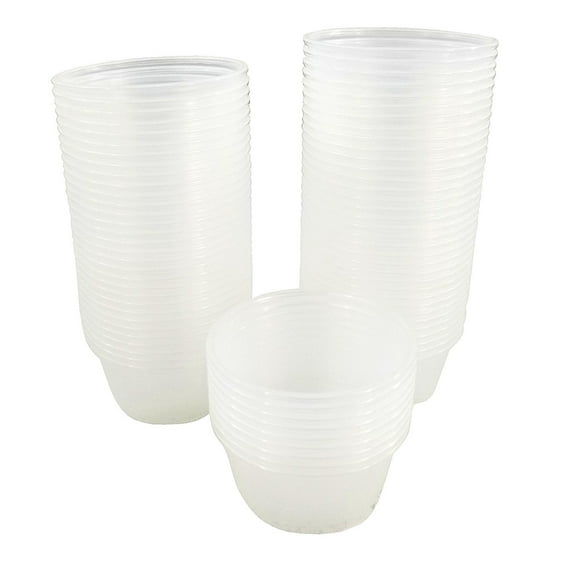 2 oz. Disposable Translucent Portion Food Cups Souffle Cups/Jello Shot Cups (NO LIDS - CUPS ONLY) Pack of 600