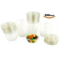 thumbnail image 1 of 2 oz. Disposable Translucent Portion Food Cups with Lids (Souffle Cups/Jello Shot Cups) Pack of 200 Sets, 1 of 6