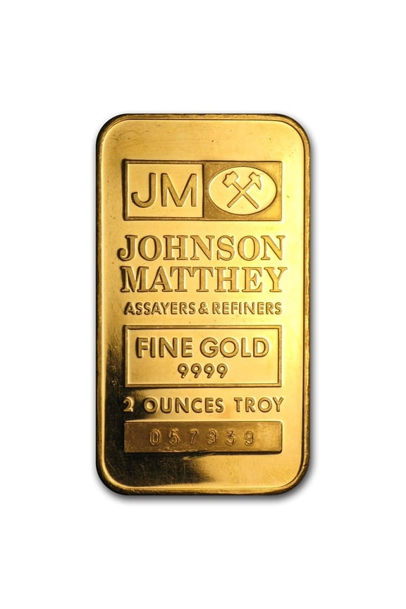 2 oz Gold Bar - Johnson Matthey (Random Design)