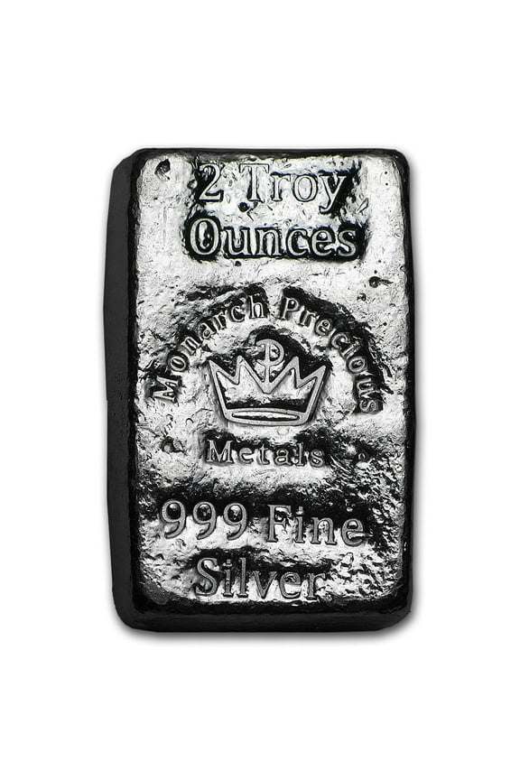 2 oz Hand Poured Silver Bar - MPM