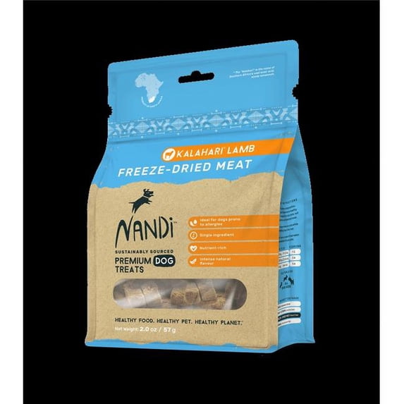 2 oz Kalahari Freeze Dried Meat Lamb Treats