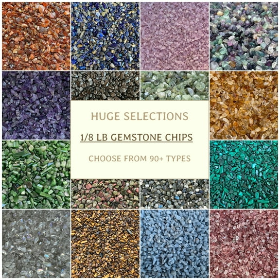 2 oz Lot Natural Semi Tumbled African Turquoise Gemstone Chips, Genuine Crushed Mini Crystals, Undrilled Crystal Chips (AfricanTurquoise)
