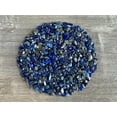 thumbnail image 1 of 2 oz Lot Natural Semi Tumbled Gemstone Chips, Crushed Mini Crystals, Undrilled Crystal Chips (Lapis lazuli), 1 of 9