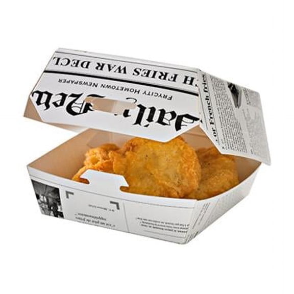 2 oz Newspaper Print Mini Slider Box
