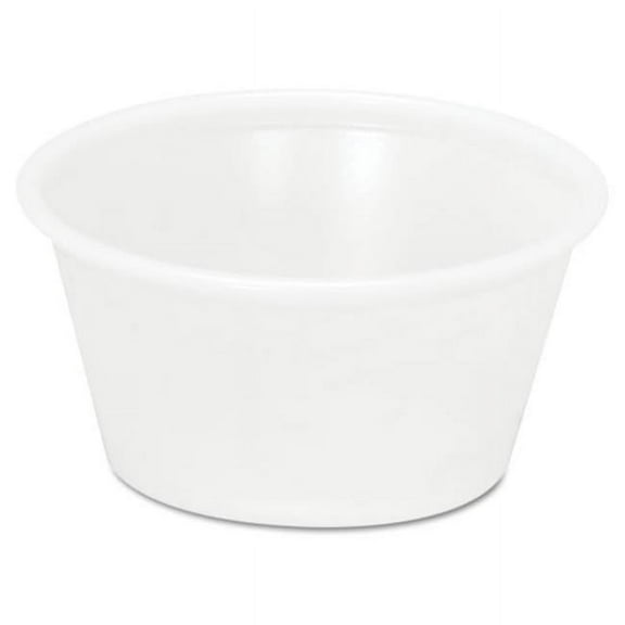 2 oz. Plastic Souffle & Portion Cups - Translucent