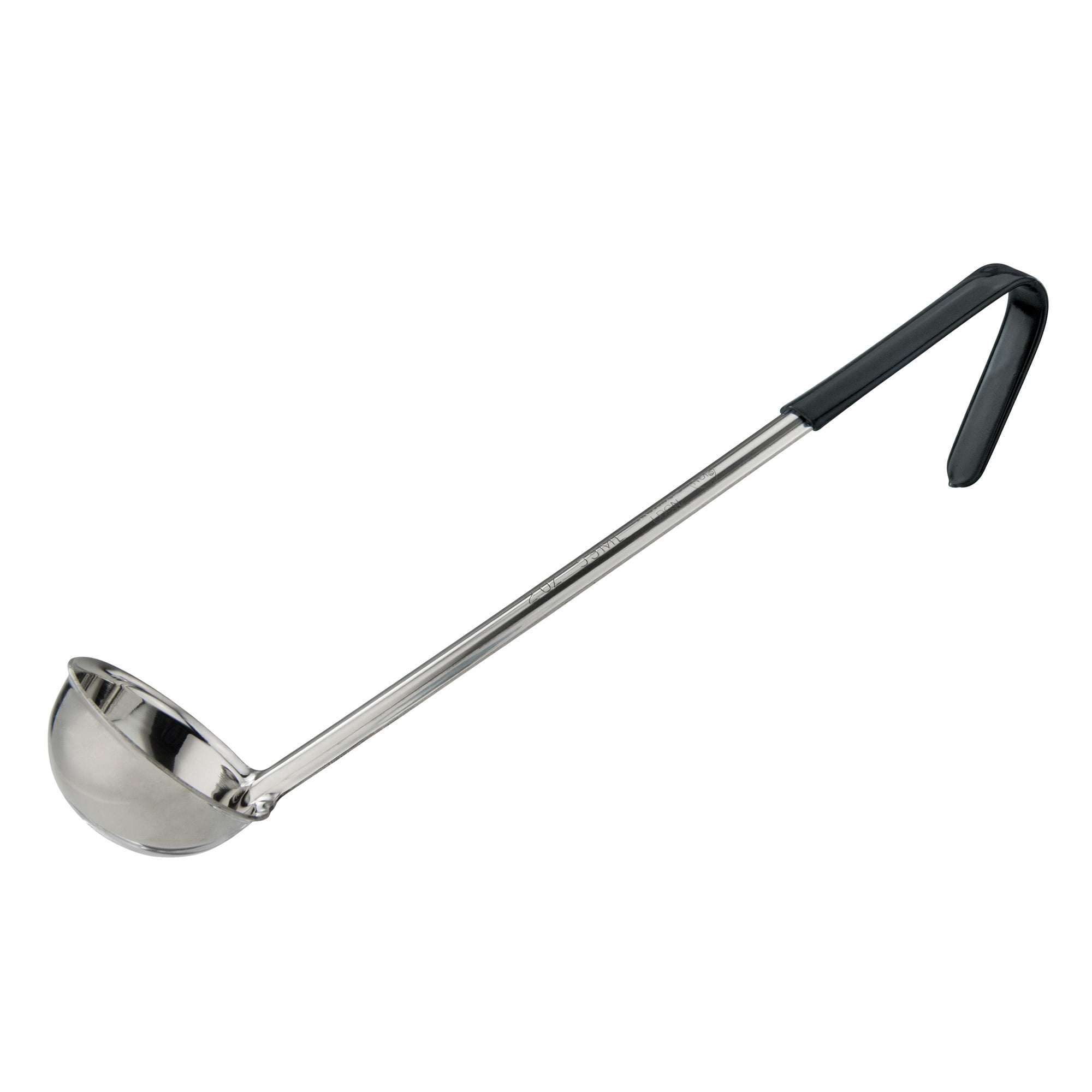 Prime Stainless Steel 2 oz Ladle with Black Handle