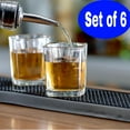 thumbnail image 1 of 2 oz Shot Glasses Set of 6 Heavy Base Dishwasher Safe Clear Shot Glasses, 1 of 10