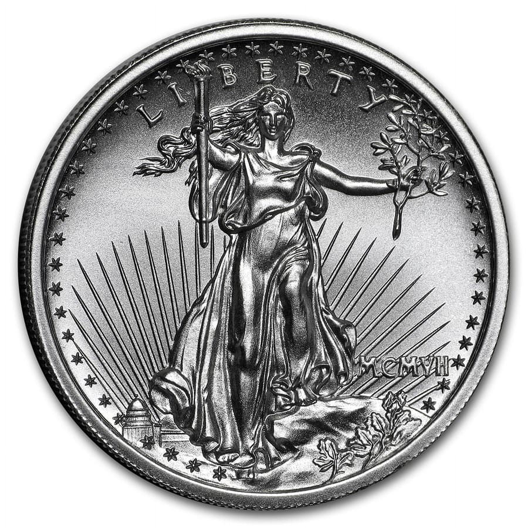 2 Oz Silver High Relief Round Saint Gaudens Walmart Com