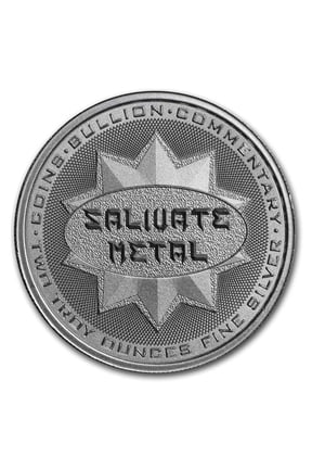 2 oz Silver High Relief Round - Salivate Metal