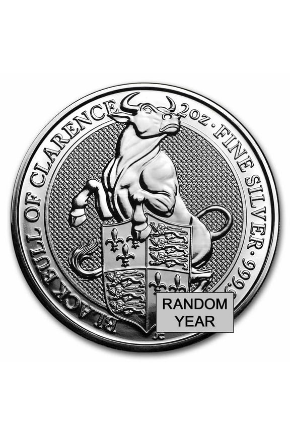 2 oz Silver Queen's Beasts BU (Random)