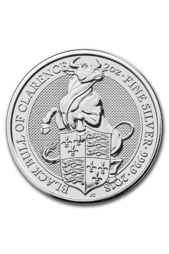 2 oz Silver Queen's Beasts Coin BU (Random Design's)