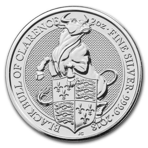 2 oz Silver Queen's Beasts Coin BU (Random Design's)