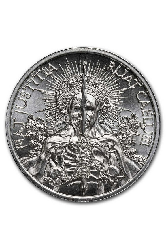 2 oz Silver Round - Latin Allure Series: Fiat Justitia Ruat Clum