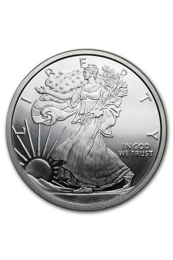 2 oz Silver Round - Walking Liberty