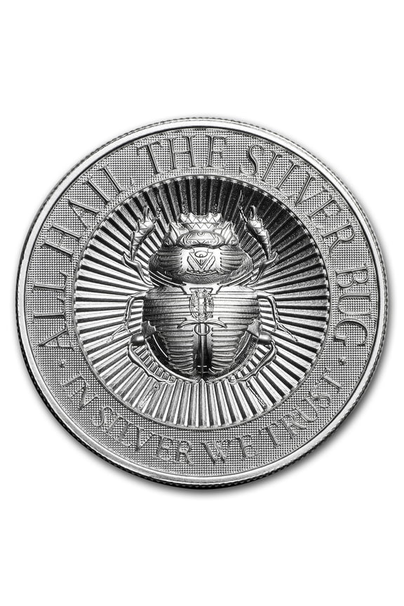 2 oz UHR Silver Round - The Silver Bug: Scarab