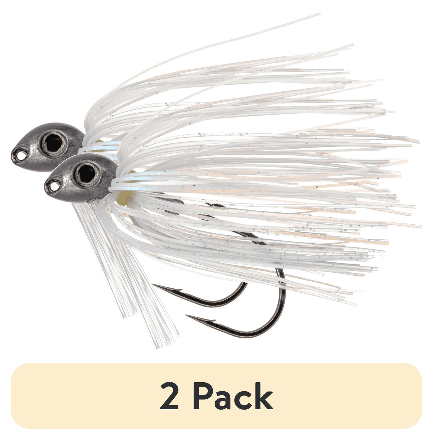 (2 pack) Buckeye Lures G-Man Swim Jig 1/2 oz. – Natural Shad