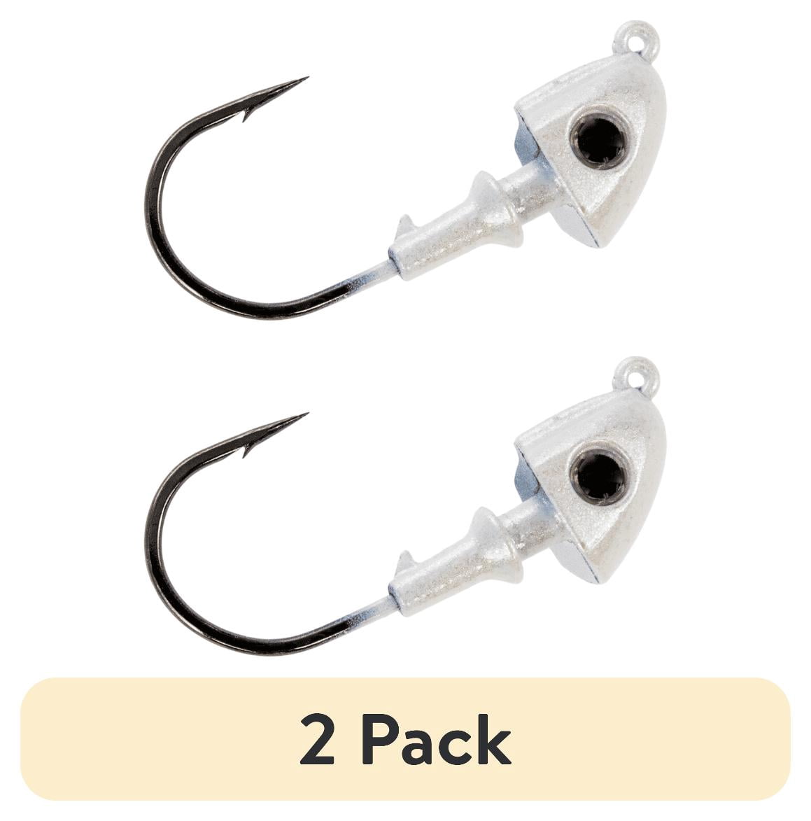 (2 pack) Buckeye Lures G-Man Swimbait Head 1/2 oz. – Pearl, 3-Pack