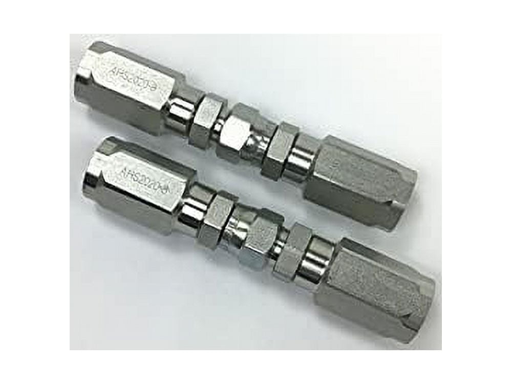 2 pack 1/2" reusable hydraulic hose field repair kits for 2wire