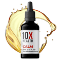 thumbnail image 1 of (2 pack) 10X Health Calm - L-Theanine & GABA  Liquid Drops, Stress Relief Supplement, 2.03 fl oz., 1 of 8