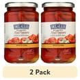 thumbnail image 1 of (2 pack) (12 Pack) Delallo Roasted Red Peppers with Garlic & Olive Oil, 12 oz, 1 of 9
