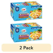(2 pack) Dole Fruit Bowls No Sugar Added Variety Pack, 4 oz Cups (12 Pack)