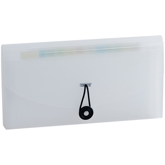 2 pack 13 Pocket Receipt Folder/ Accordion File Organizer/ Plastic Check Bill File Folder/Expanding File Folder/ Expanding Coupon Organizer with Labels/ Document Organizer Folderonly bag