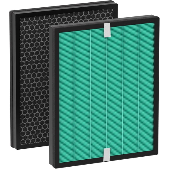 2 pack 150 Filter Replacement for Coway Airmega 150 Air Purifier & Airmega 160 Air Purifiers, True HEPA and Enhanced Activated Carbon Filter, AP-1019C-FP