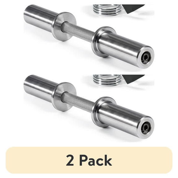 (2 pack) (2 pack) CAP Barbell 16in Single Olympic Dumbbell Handle