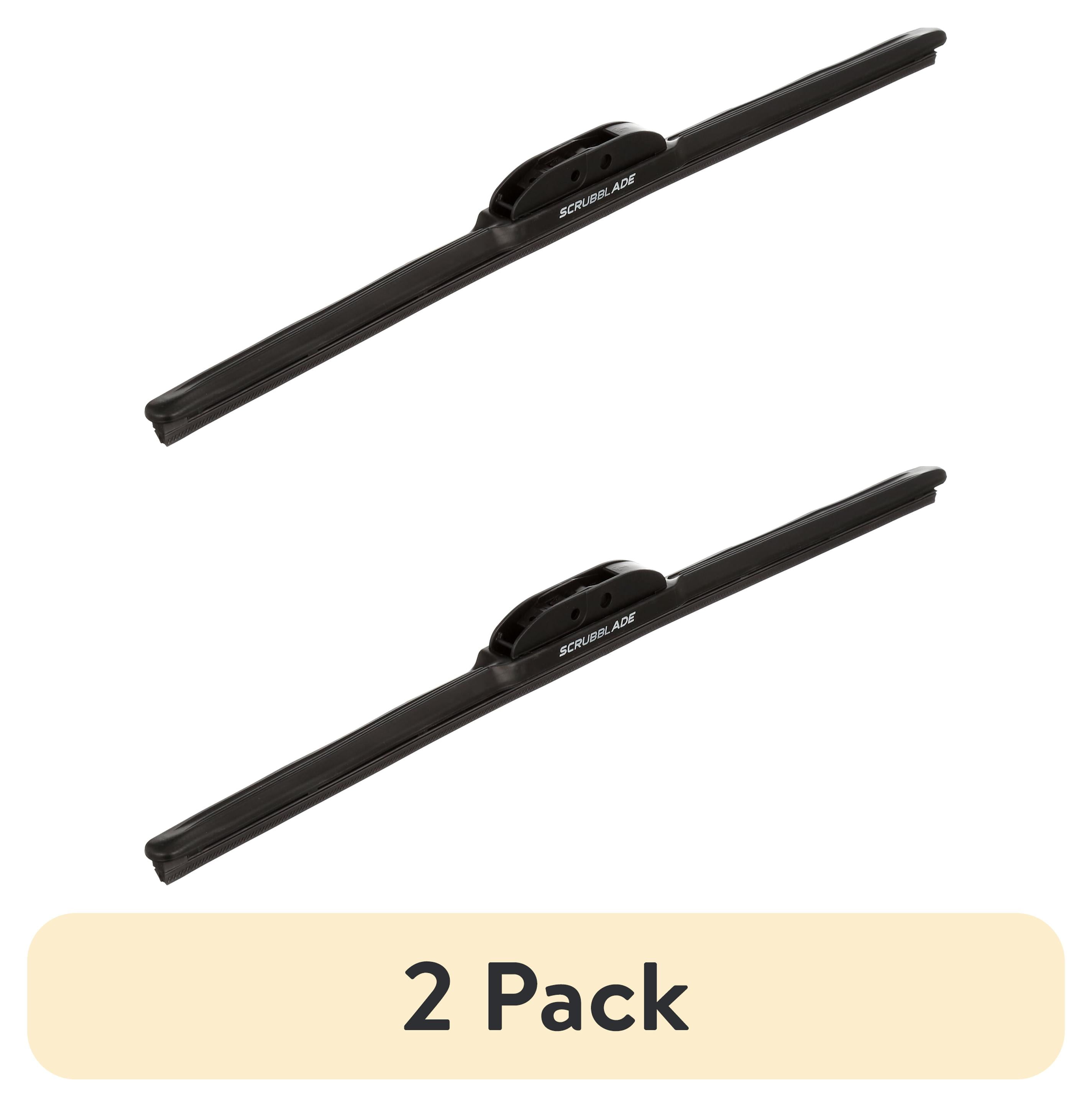 (2 pack) 18" 450MM BLACK EDITION SILICONE SCRUBBLADE WIPER BLADE