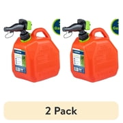 2 pack Scepter 2 Gallon SmartControl Gas Can, Spill-proof Design, Red, 14 High, 9.7 Long