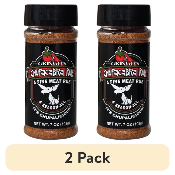 (2 pack) 2 Gringos Chupacabra Original Rub Seasoning, 7oz