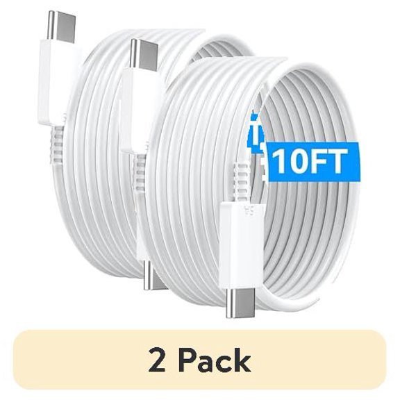 (2 pack) 2 Pack 45W Super Fast Charger Type C for Samsung, USB C Android Phone Charger Fast Charging Block with 10FT Type C Charger Cord for Samsung Galaxy S25/S24/S23/S22+ Ultra/iPhone 17/16/15-Green