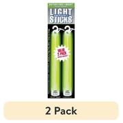 (2 pack) Emergency Green Lightsticks 2 pack, 8-Hour Duration for Indoor and Outdoor Use