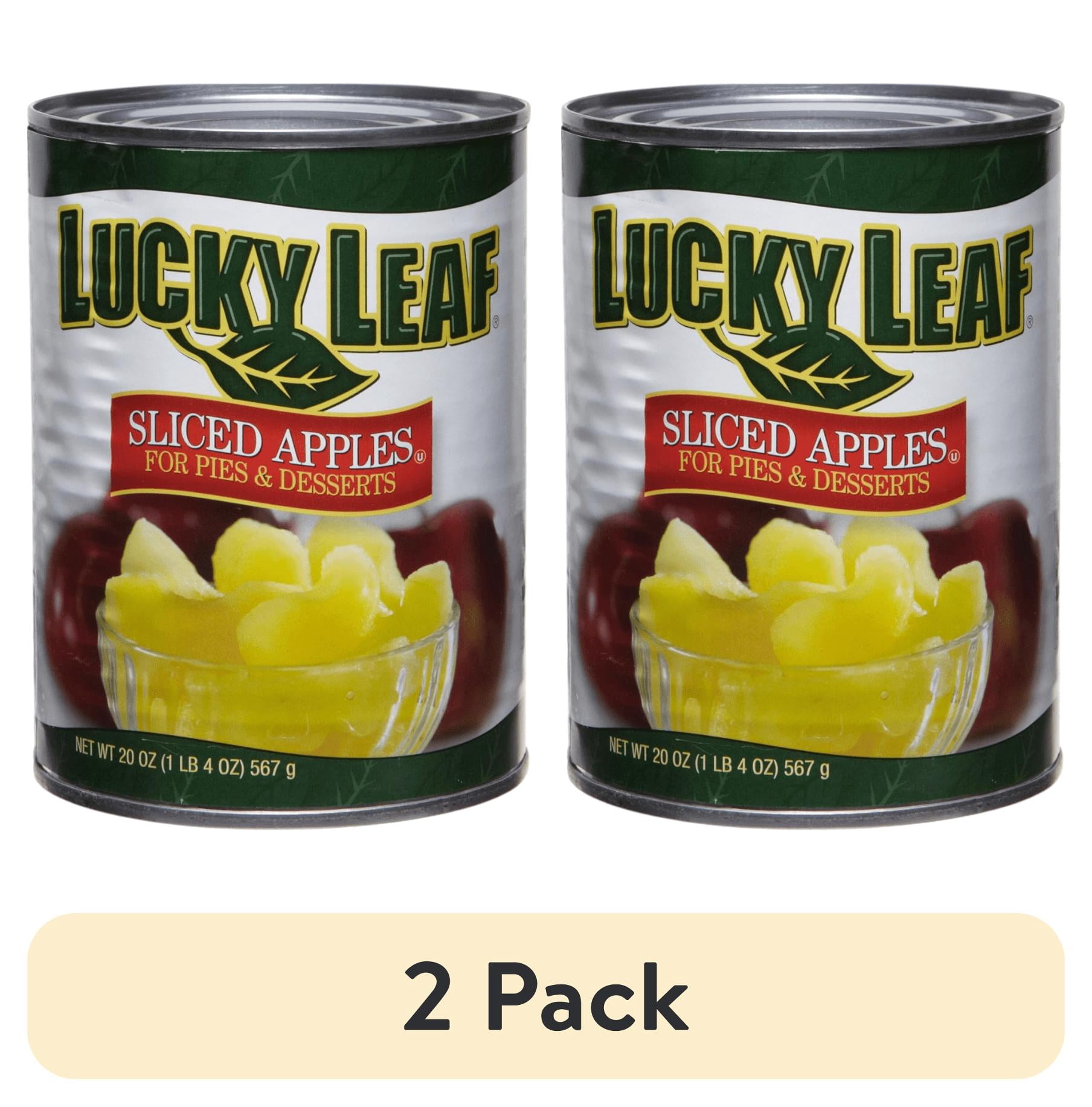 (2 pack) ( 2 Pack ) Lucky Leaf Sliced Apple for Pies & Desserts, 20 oz