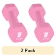 thumbnail image 1 of (2 pack) (2 pack) (2 pack) (2 pack) CAP, 1lb Neoprene Dumbbell, Pink, Single, 1 of 9