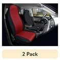 thumbnail image 1 of (2 pack) Auto Drive Atlanta Front Bucket Seat Cover, Red, Universal Fit, 1 Piece, Model 2202SC264, 1 of 9