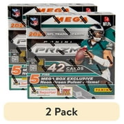 (2 pack) 2024 Panini Prizm Football Trading Cards Mega Box