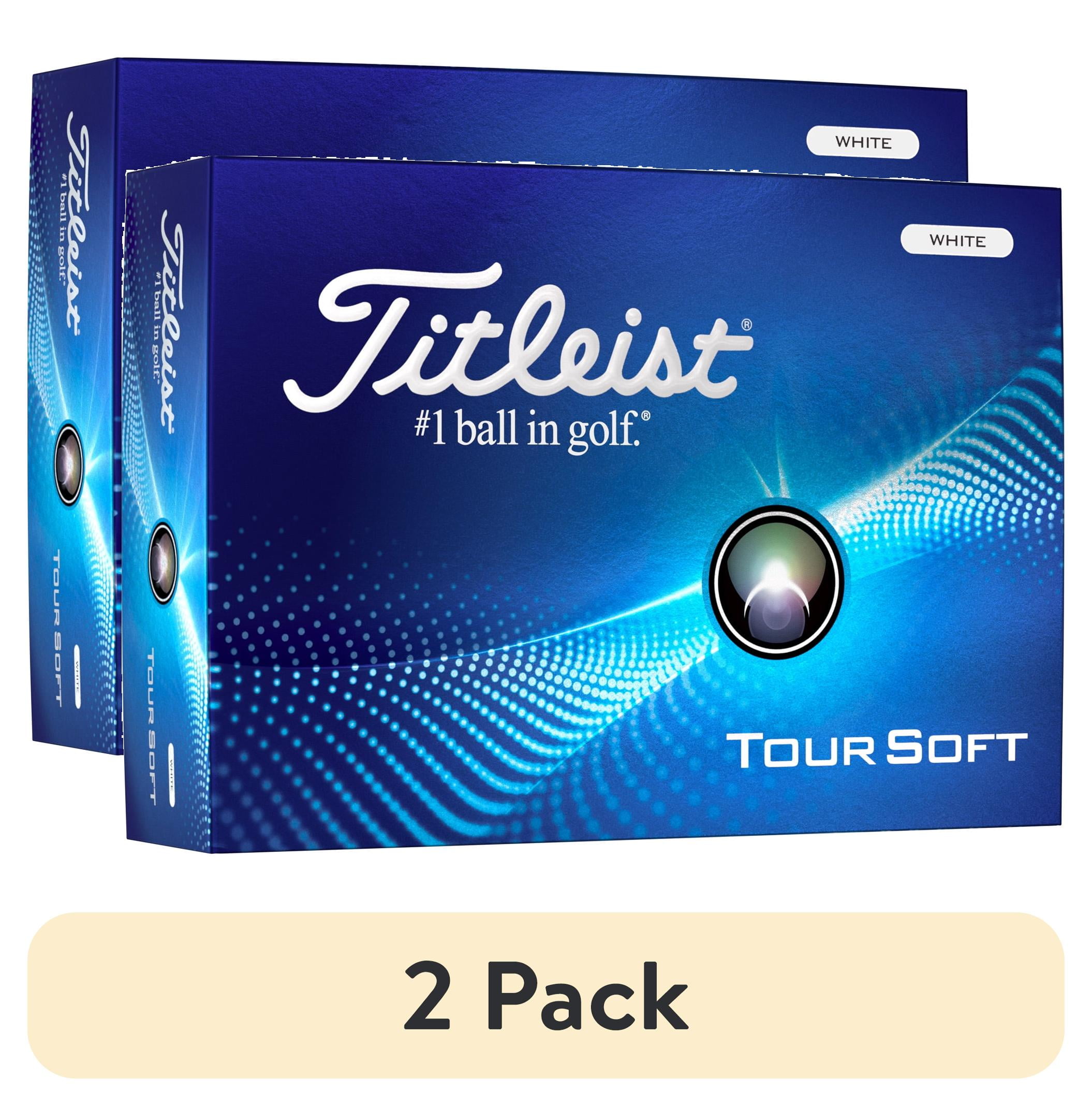 Titleist Tour Soft ホワイト 2箱セット 2 pack) 2024 Titleist Tour Soft Golf Balls 12ct, White