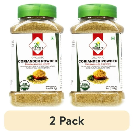 (2 pack) 24 Mantra Organic Coriander Powder, 8 Oz