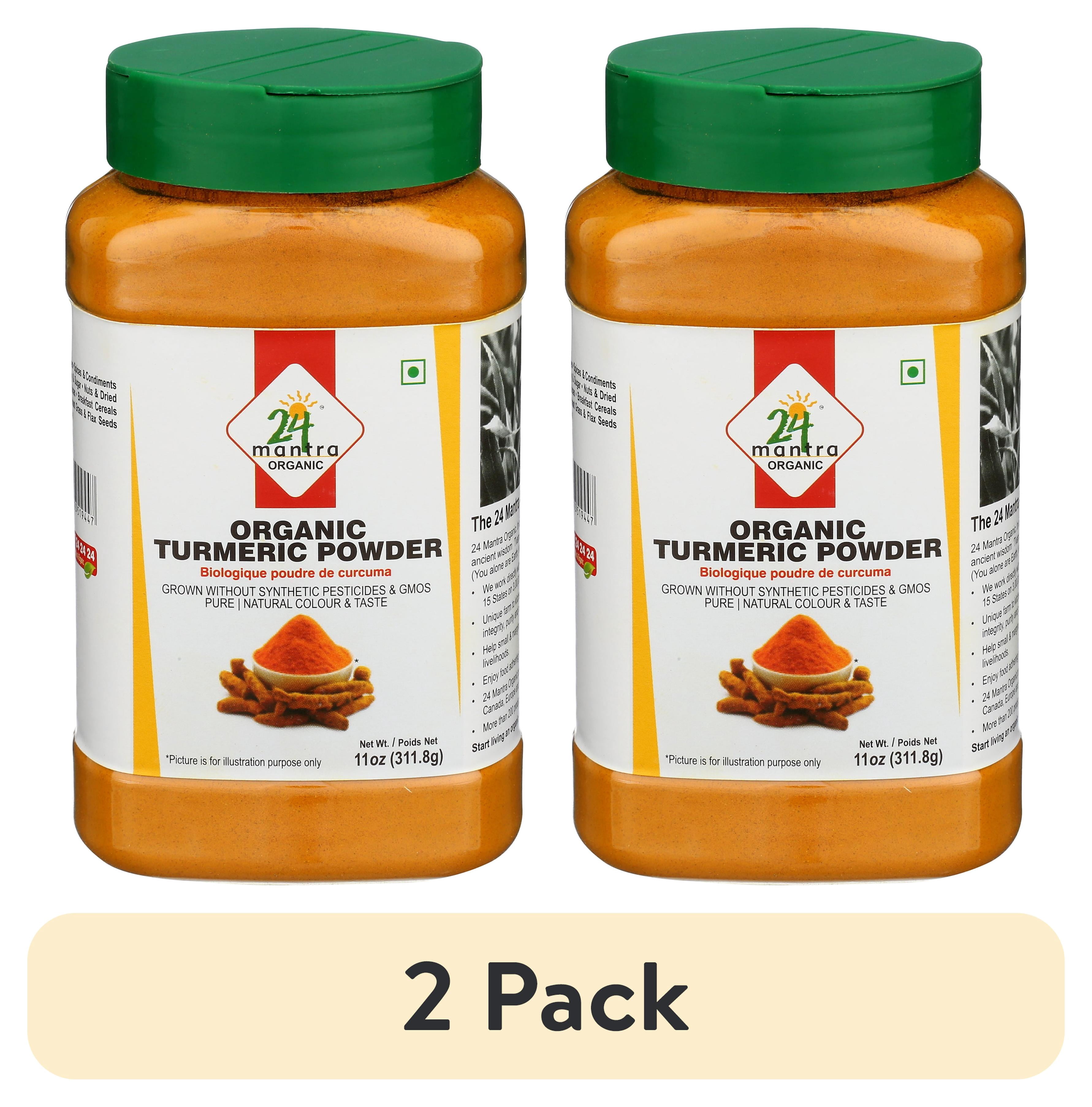 (2 pack) 24 Mantra Organic Turmeric Powder, 11 Oz